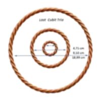 Lost Cubit Trio – 177 MHz Copper Tensor Rings