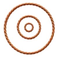 Water Cubit Trio – 333 MHz Copper Tensor Rings